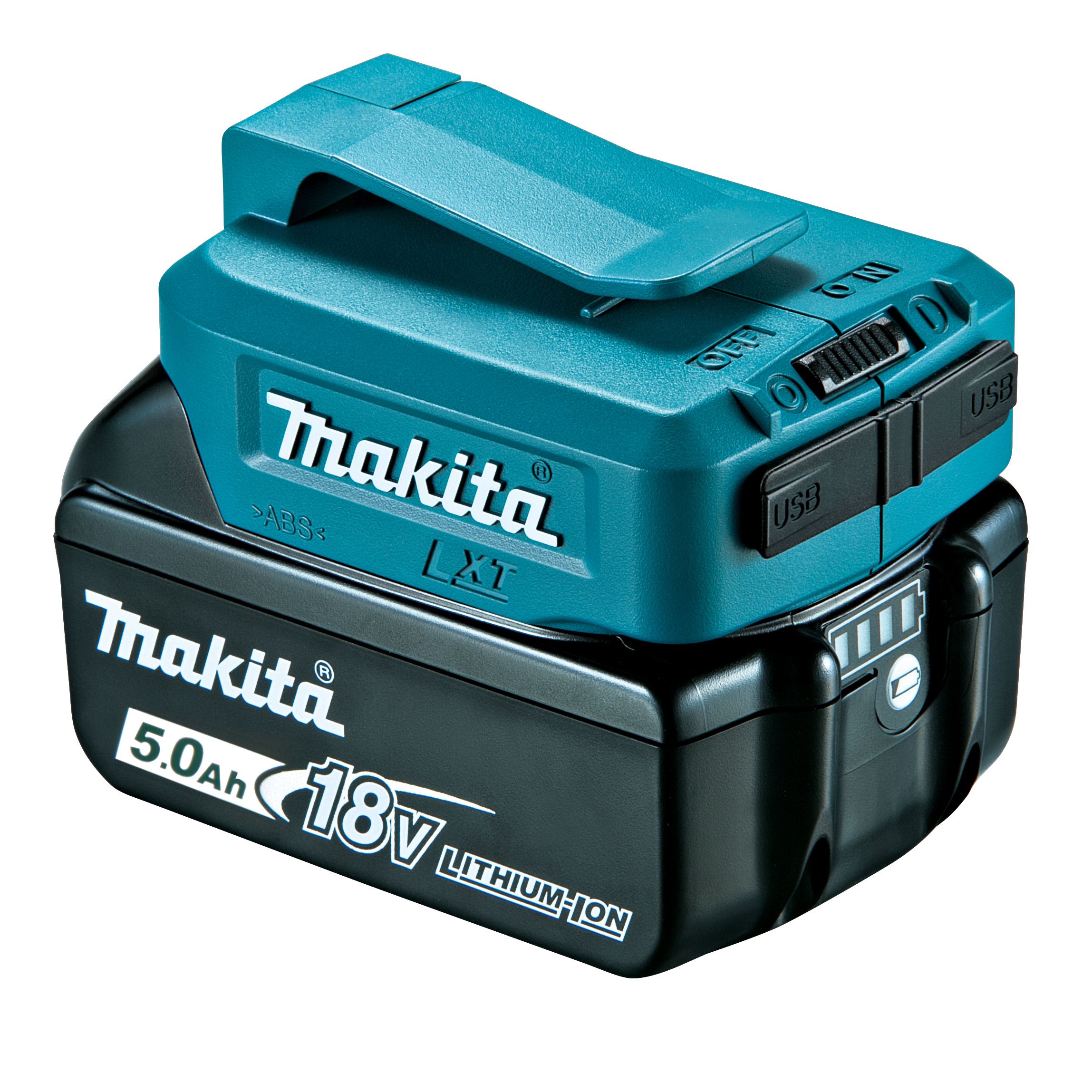 Makita LXT 18V Li ion USB Battery adaptor DIY at B Q