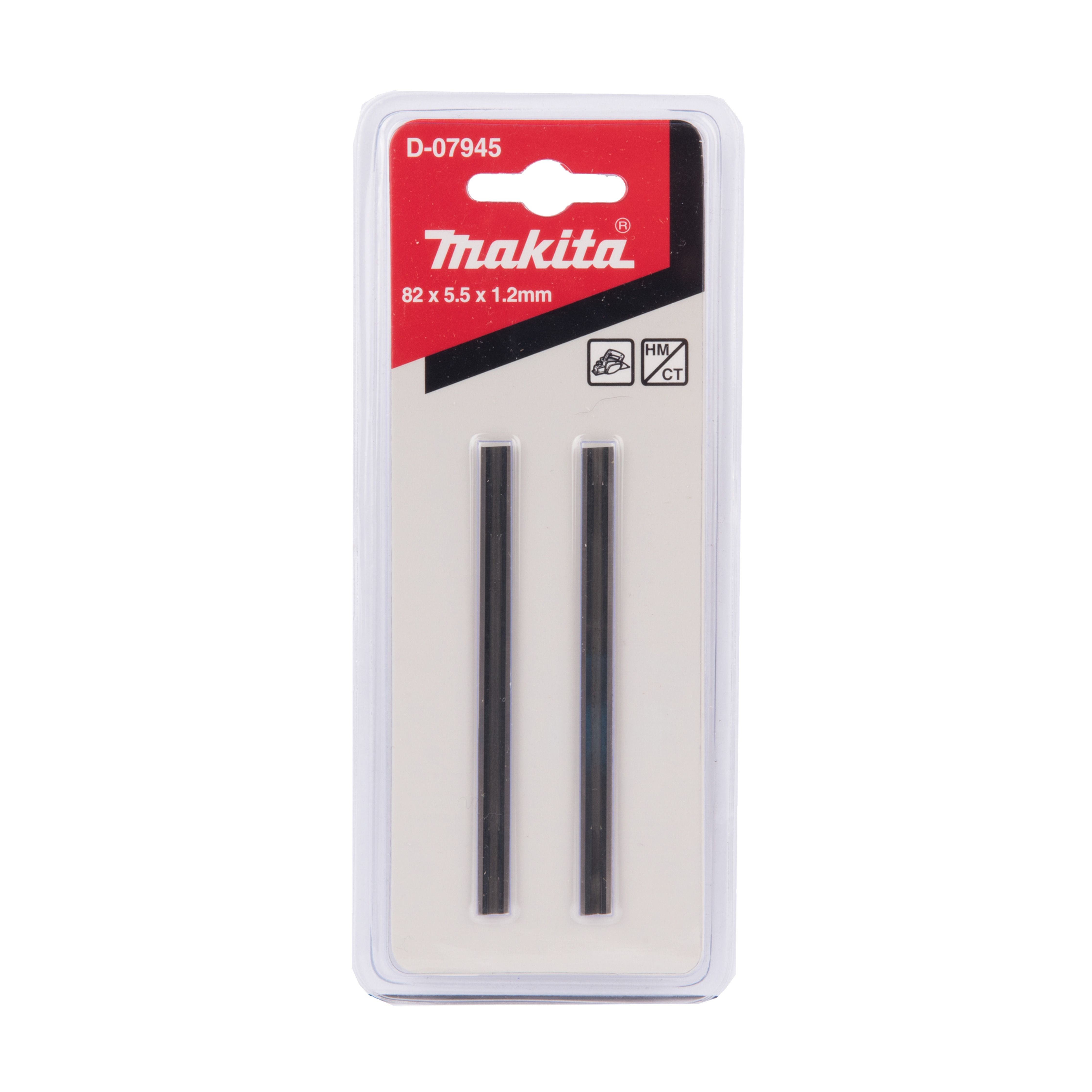 Makita Reversible Planer blade (L)82mm, Pack of 2