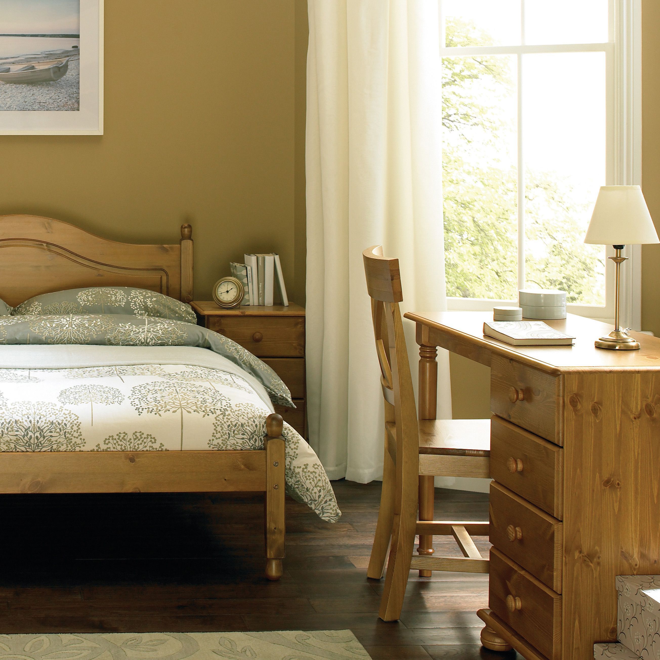 Malmo Pine effect Dressing table (H)741mm (W)1003mm (D)465mm