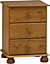 Malmo Stained 3 piece Bedroom furniture set