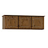 Malmo Stained Pine 3 Door Top box (H)416mm (W)1296mm (D)570mm