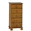 Malmo Stained Pine effect Pine 5 Drawer 2 over 4 Chest of drawers (H)901mm (W)441mm (D)383mm