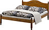 Malmo Walnut effect King Bed frame (W)152.7cm