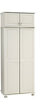 Malmo White Double Wardrobe (H)1853mm (W)883mm (D)570mm