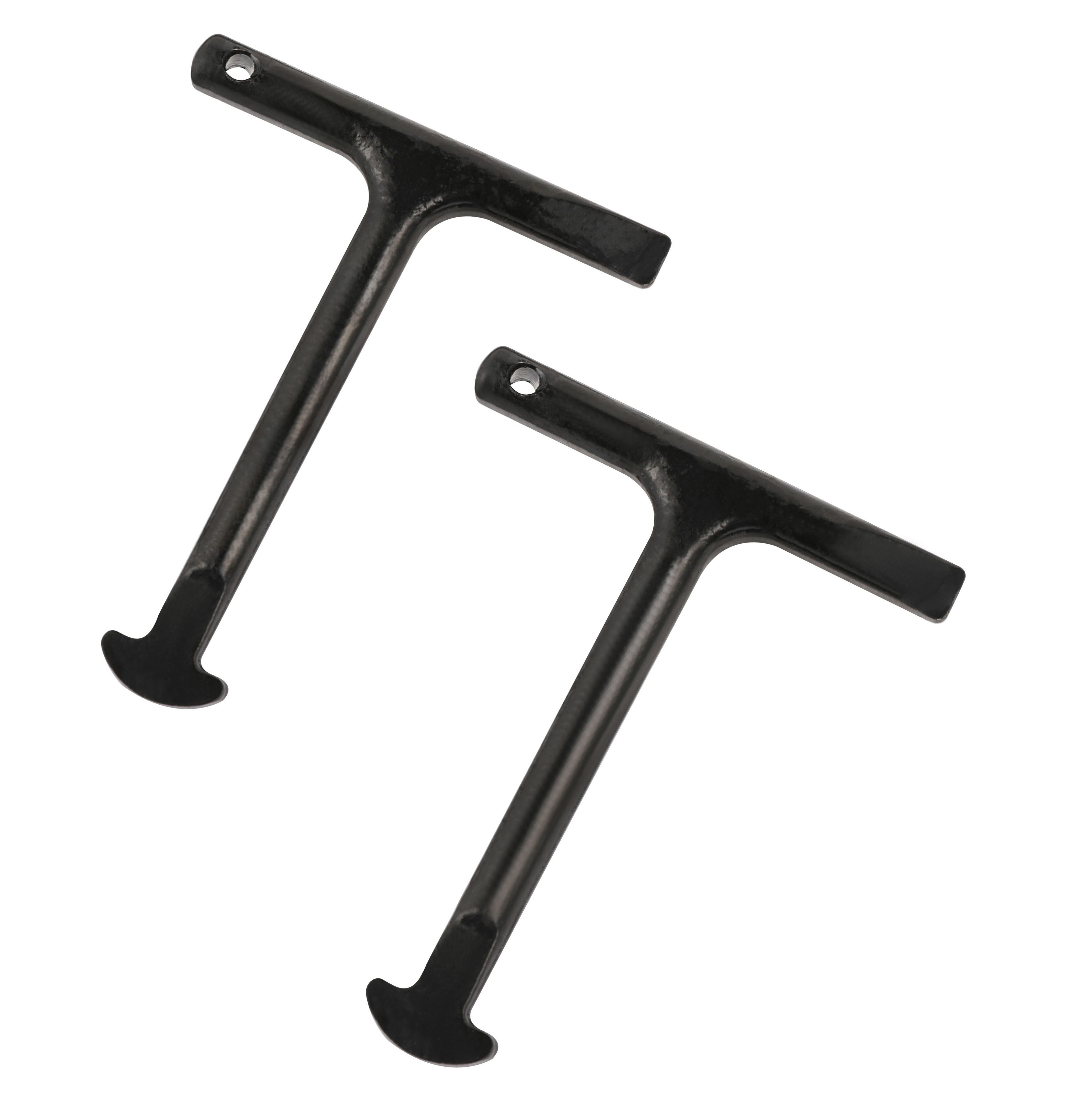 2 pcs Sewer Hook Manhole Cover Hook T Shaped Hook Hand Lifting