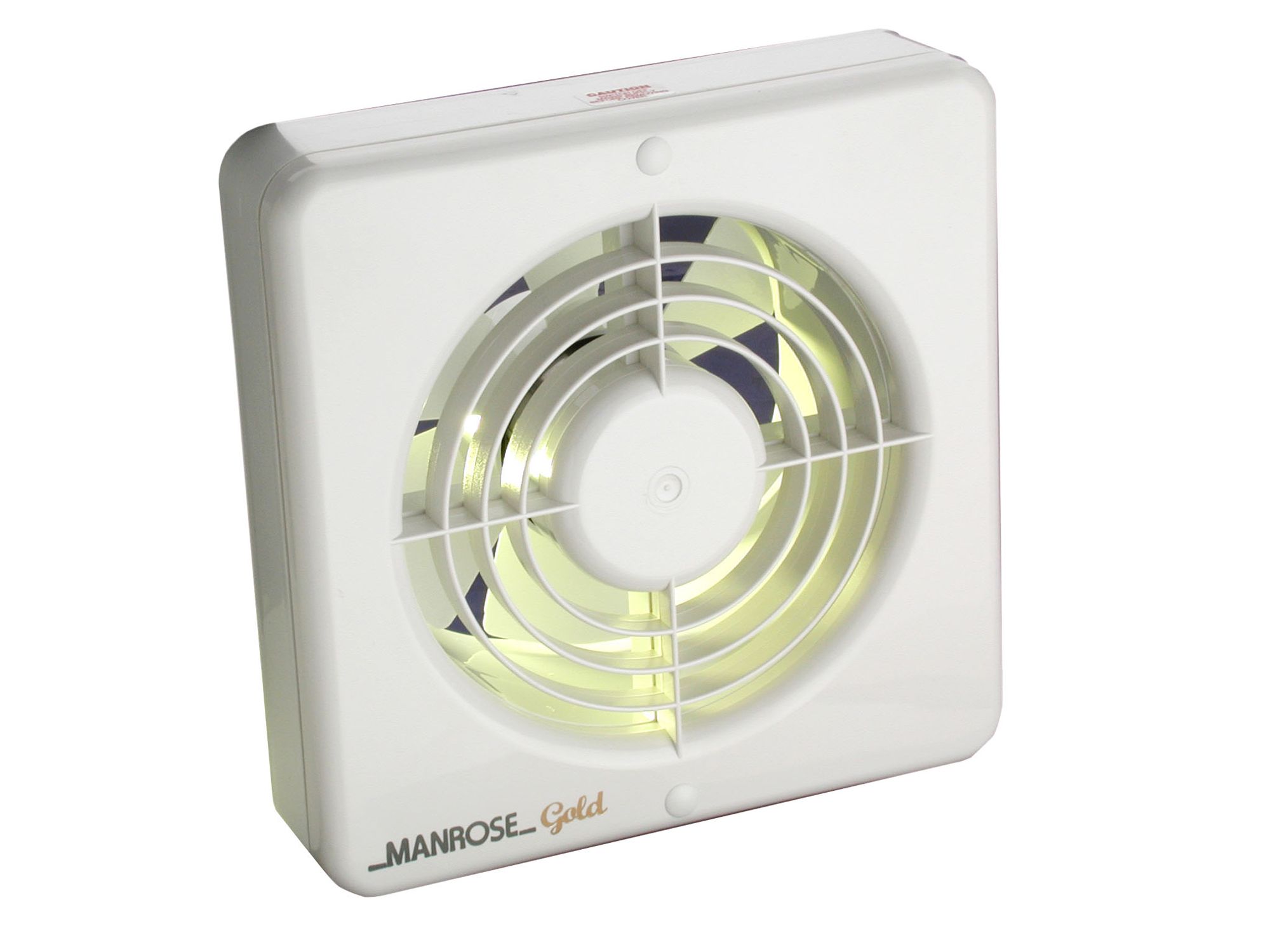 Manrose XF150BP 150mm (6") Axial Kitchen Extractor Fan  White 240V