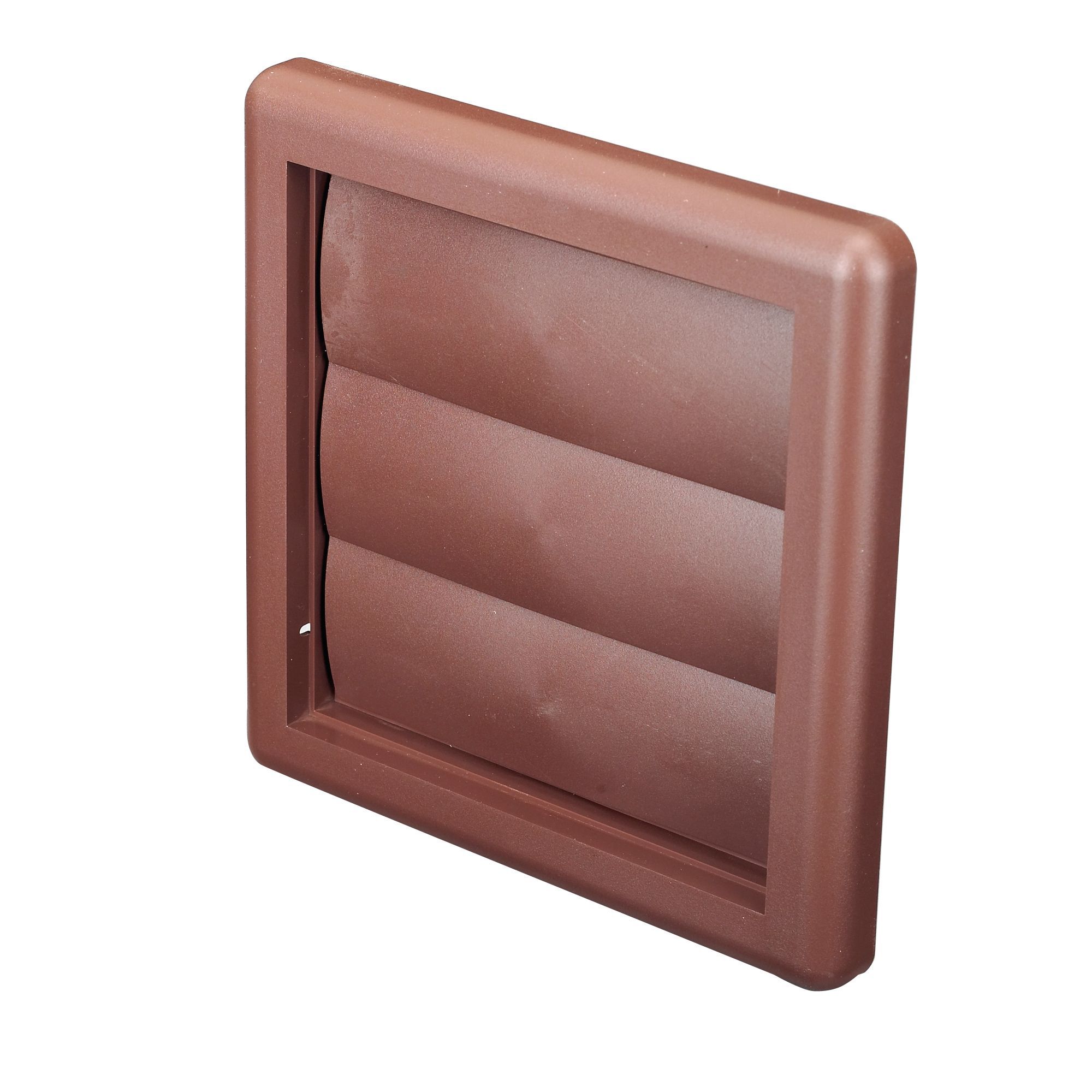 Manrose Brown Square Air vent u0026 gravity flap V1180B, (H)125mm (W)125mm |  DIY at Bu0026Q