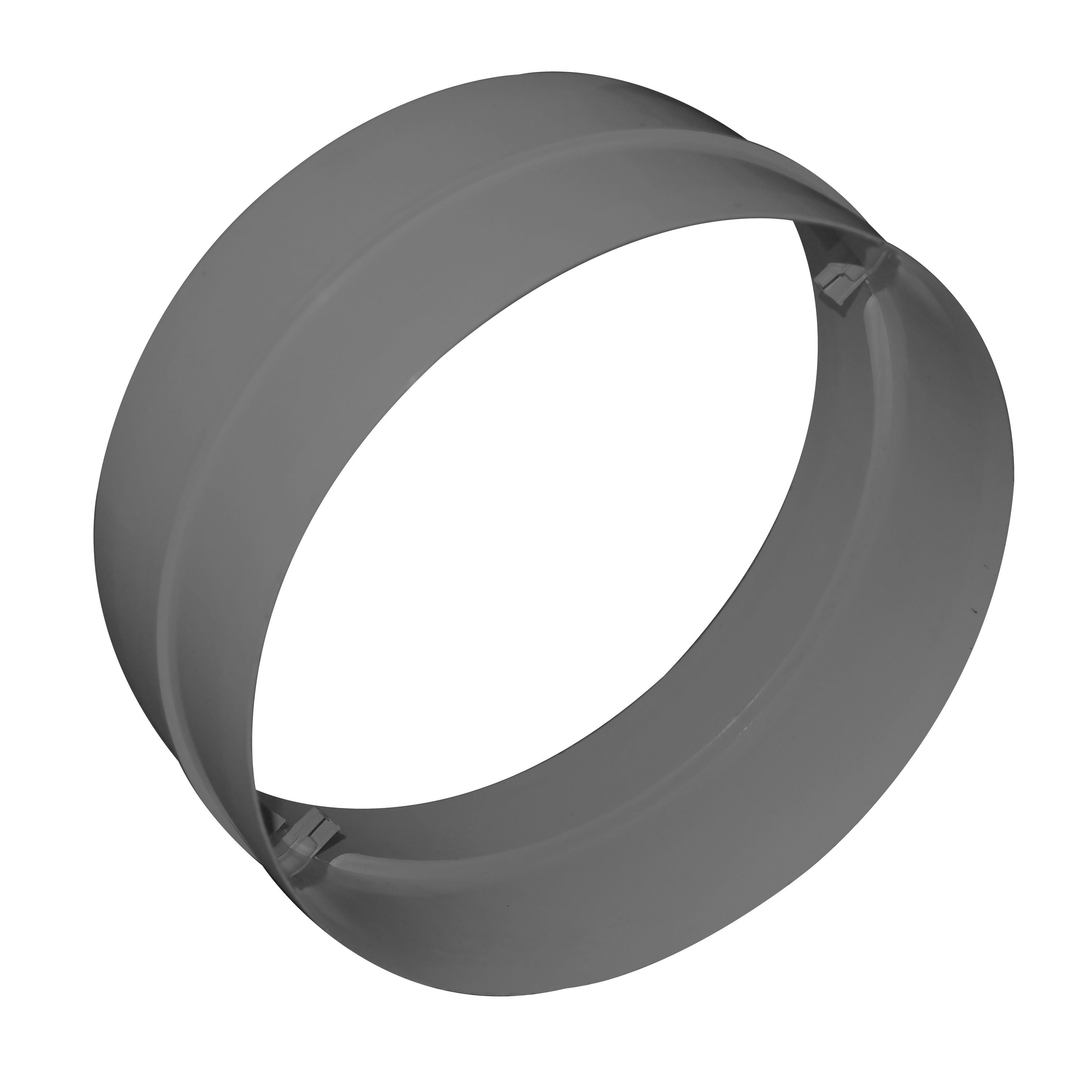 Manrose Grey Flexible Ducting connector (Dia)100mm (W)100mm