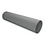 Manrose Grey Solid wall duct, (L)0.35m (Dia)100mm