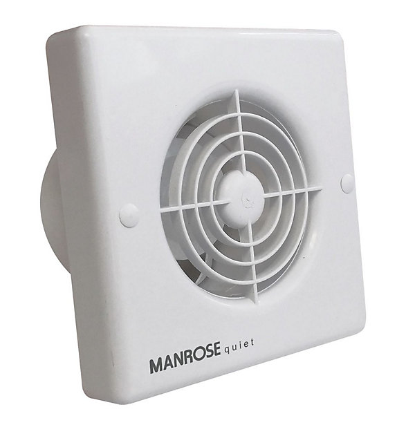 Manrose Qf100s Bathroom Extractor Fan Dia 100mm Diy At B Q - Diy Bathroom Ventilation Fans