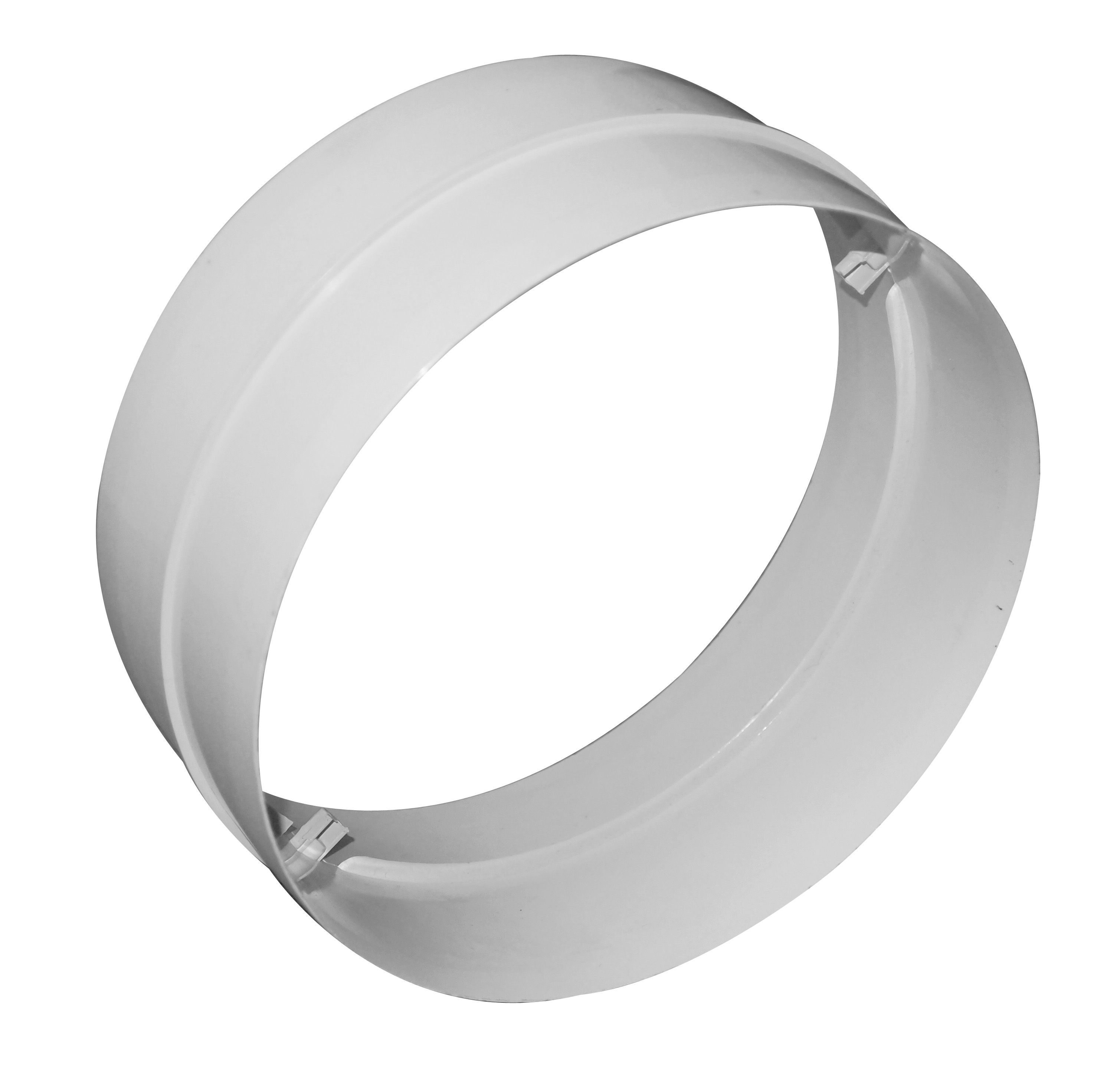 Manrose White Flexible Ducting connector (Dia)100mm