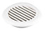 Manrose White Round Applications requiring low extraction rates Fixed louvre vent V41020, (Dia)100mm
