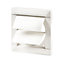 Manrose White Square Air vent & gravity flap, (H)110mm (W)110mm