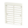 Manrose White Square Gas appliances Fixed louvre vent V1190W, (H)150mm (W)150mm