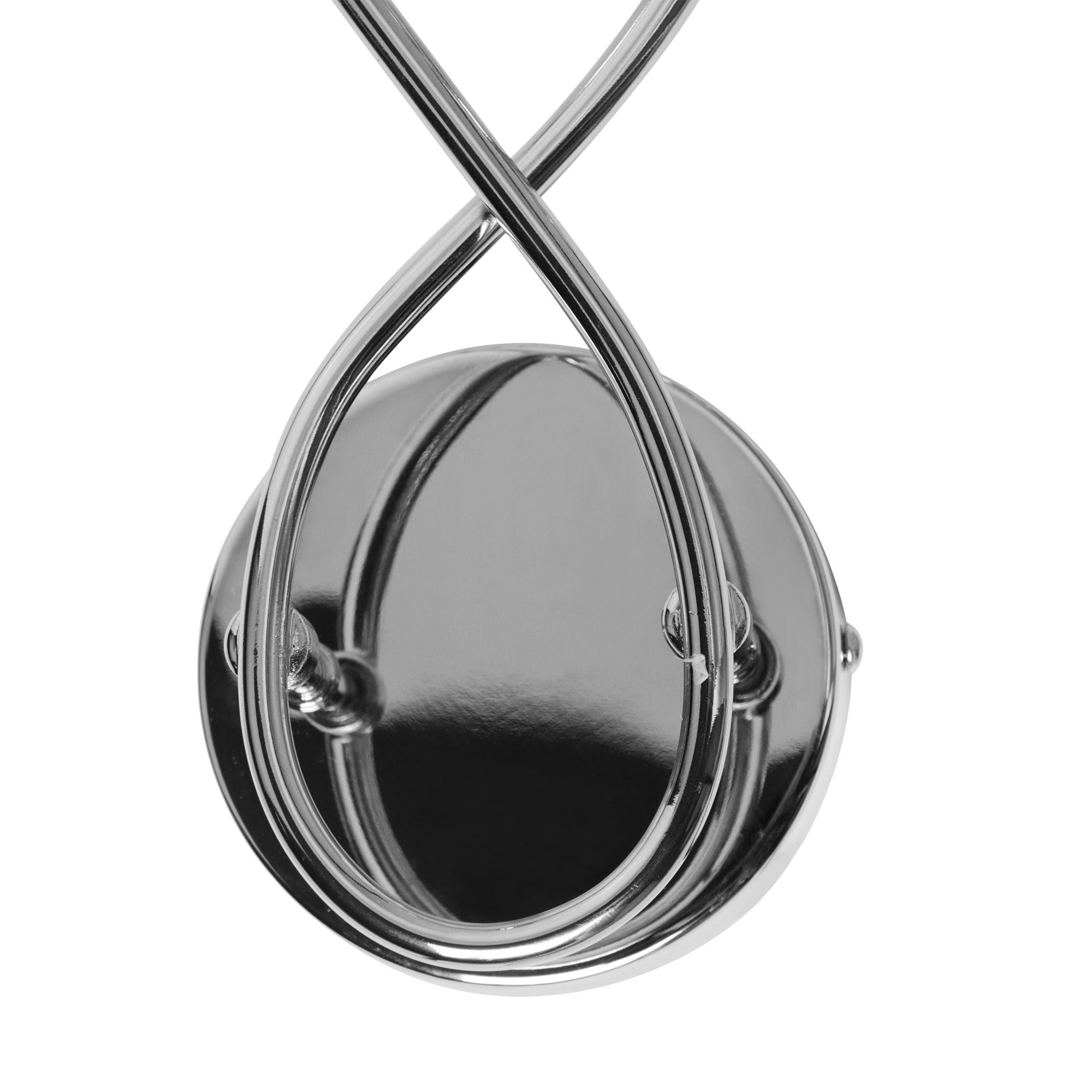 Mantus Contemporary Chrome effect Double Wired Wall light