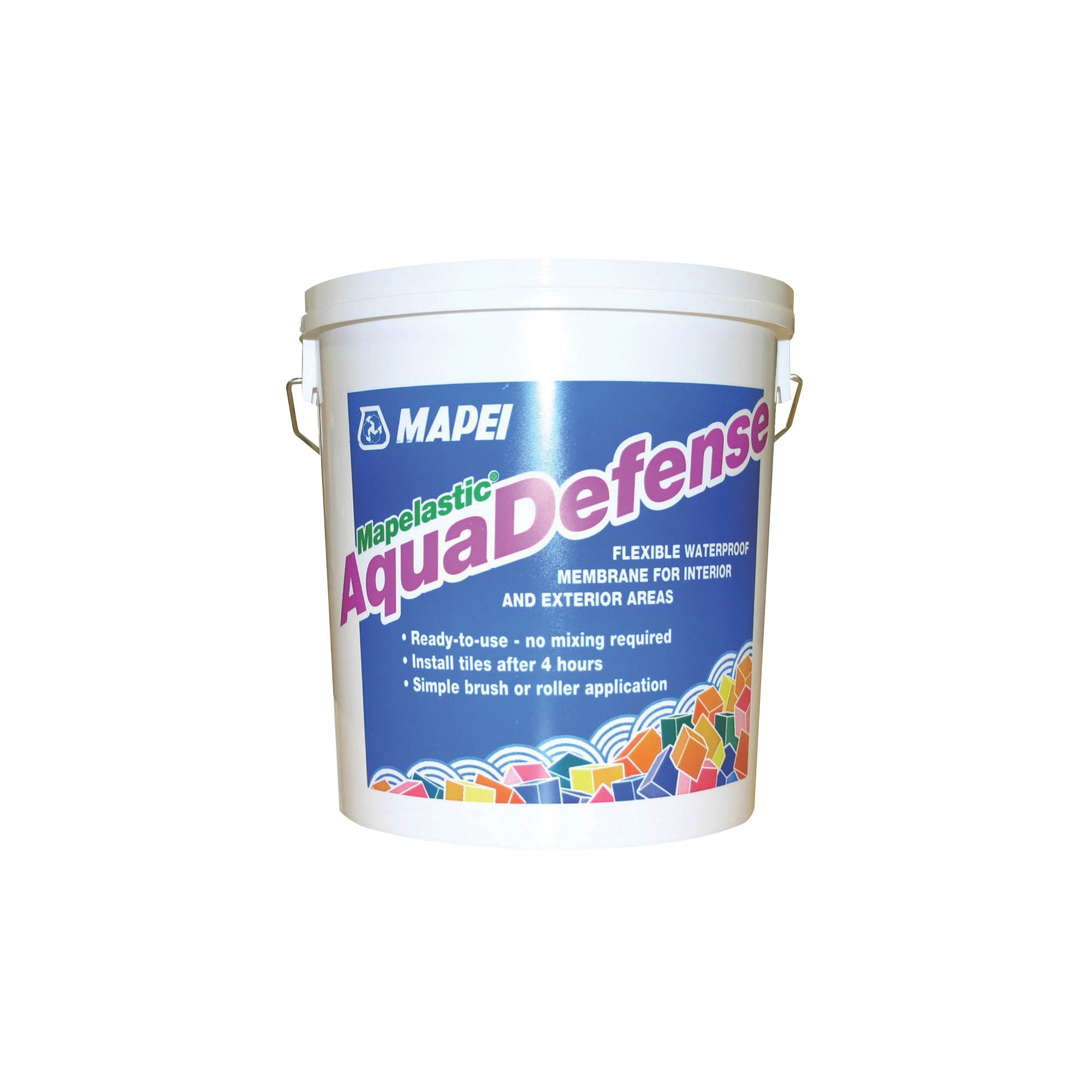Mapei AquaDefense Waterproofer, 7.5L Tub DIY at B&Q
