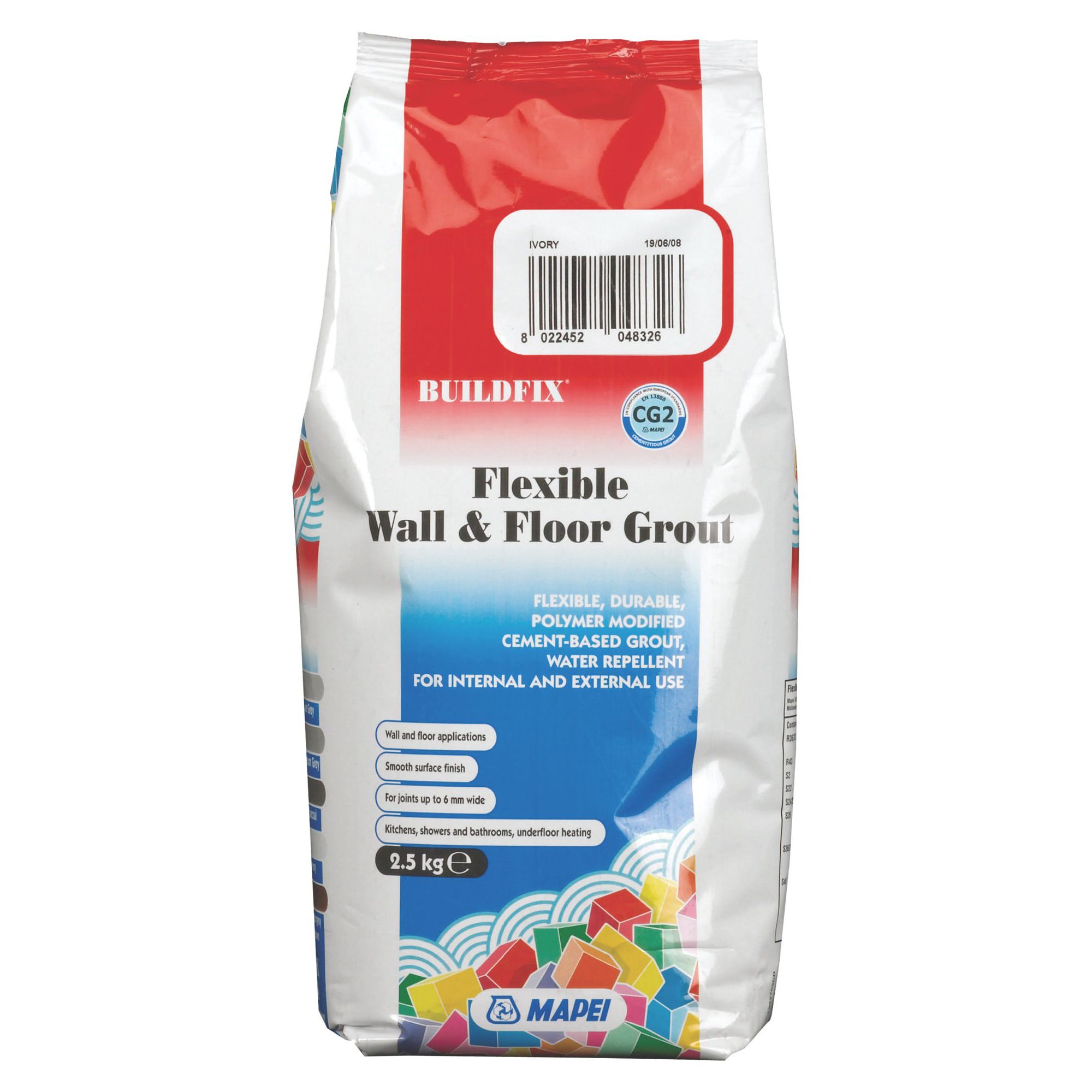 Mapei Flexible Wall & Floor Grout 2.5kg Beige