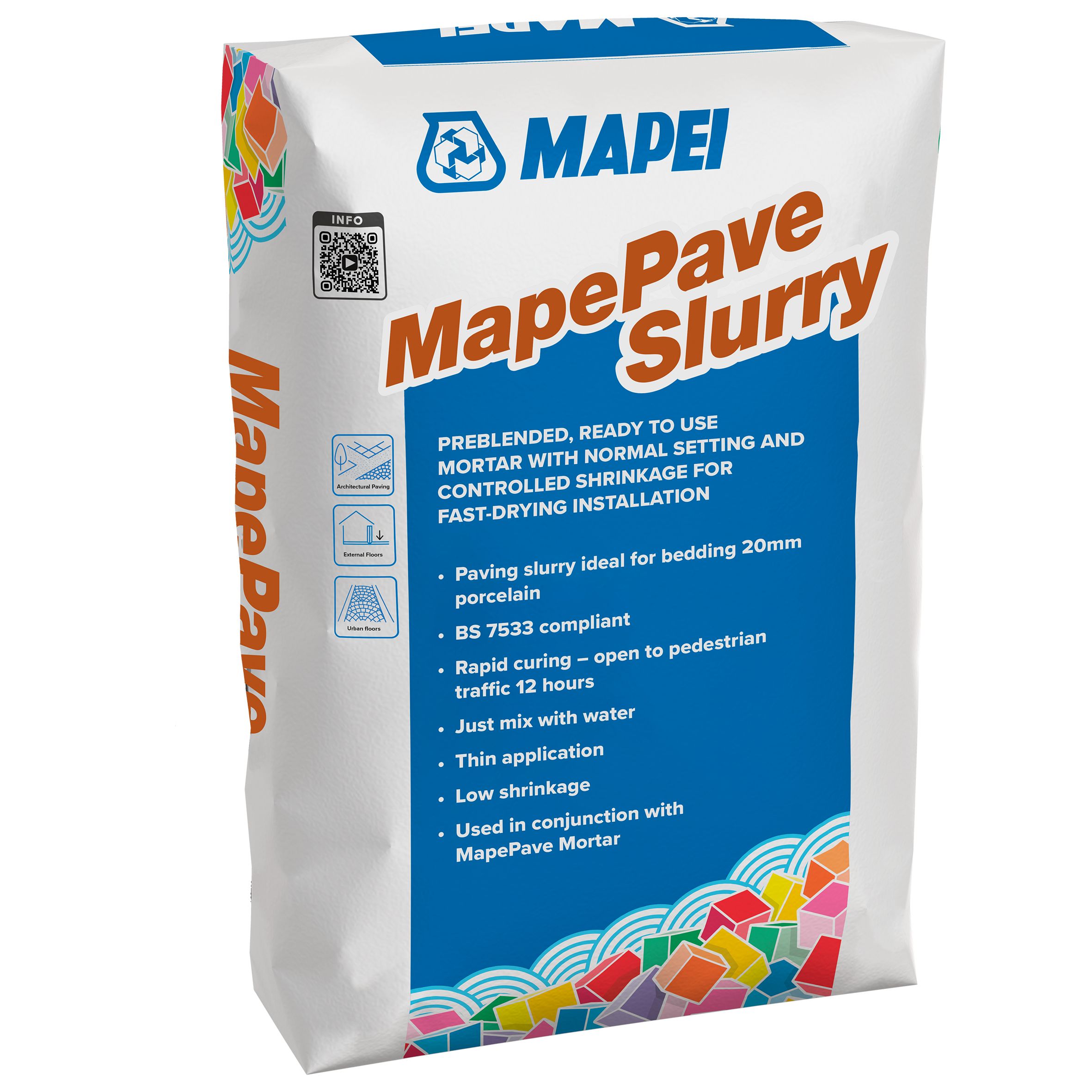 Mapei MapePave Grey Paving slurry, 20kg Bag