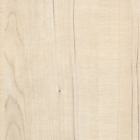 Maple Crème White Wood effect Laminate Splashback, (H)600mm (W)3000mm (T)9mm