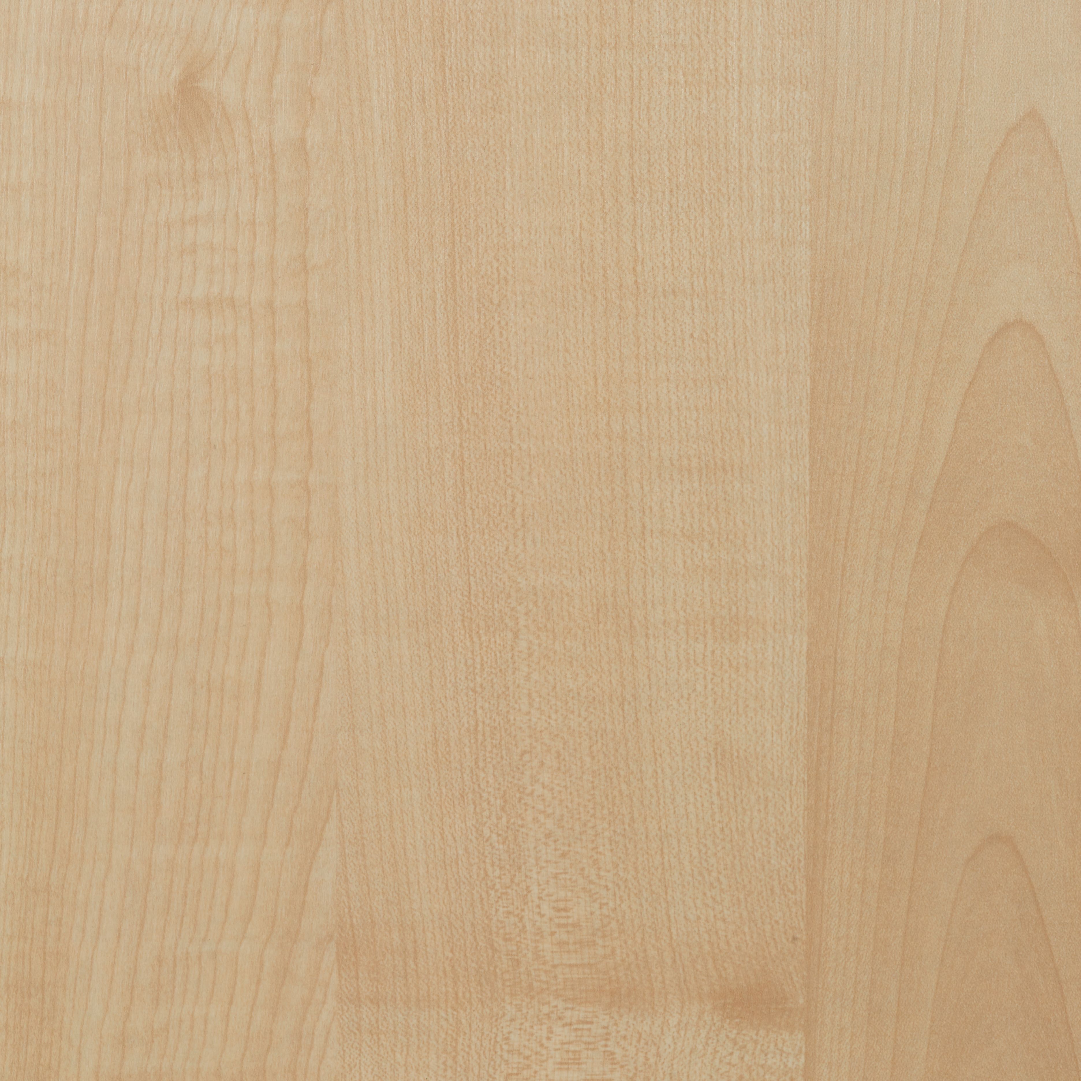 Maple effect Fully edged Chipboard Furniture board, (L)0.8m (W)200mm (T)18mm