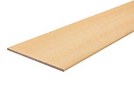 Maple effect Semi edged Chipboard Furniture board, (L)2.5m (W)400mm (T)18mm