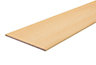 Maple effect Semi edged Furniture board, (L)2.5m (W)300mm (T)18mm