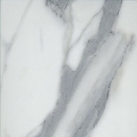 Marble Veneto Marble effect Laminate & MDF Upstand (L)3050mm