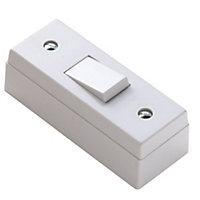 Marbo 6A 2 way White Architrave Switch