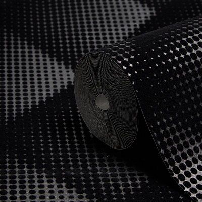 Marcel Wanders Noir Braille Wallpaper
