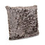 Marcie Faux fur Grey Cushion (L)43cm x (W)43cm