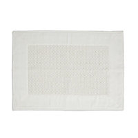 Marinette Saint-Tropez Artemis Ivory Cotton Bath mat (L)500mm (W)700mm