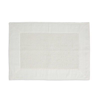 Marinette Saint-Tropez Artemis Ivory Cotton Bath mat (L)500mm (W)700mm ...