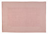 Marinette Saint-Tropez Artemis Pink Cotton Bath mat (L)500mm (W)700mm
