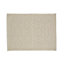 Marinette Saint-Tropez Astone Beige Tile Cotton Bath mat (L)500mm (W)700mm