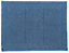 Marinette Saint-Tropez Astone Light blue Tile Cotton Bath mat (L)500mm (W)700mm