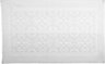 Marinette Saint-Tropez Astone White Cotton Tile Bath mat (L)500mm (W)700mm