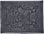 Marinette Saint-Tropez Platinum Dark grey Cotton Floral Bath mat (L)500mm (W)700mm