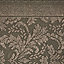 Marinette Saint-Tropez Platinum Gasoline Cotton Floral Bath mat (L)500mm (W)700mm