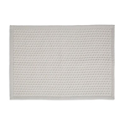 Marinette Saint-Tropez Version Grey Cotton Bath mat (L)500mm (W)700mm ...