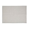 Marinette Saint-Tropez Version Grey Cotton Bath mat (L)500mm (W)700mm