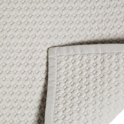 Marinette Saint-Tropez Version Grey Cotton Bath mat (L)500mm (W)700mm
