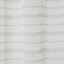 Marius Grey Horizontal stripe Unlined Eyelet Voile curtain (W)140cm (L)260cm, Single