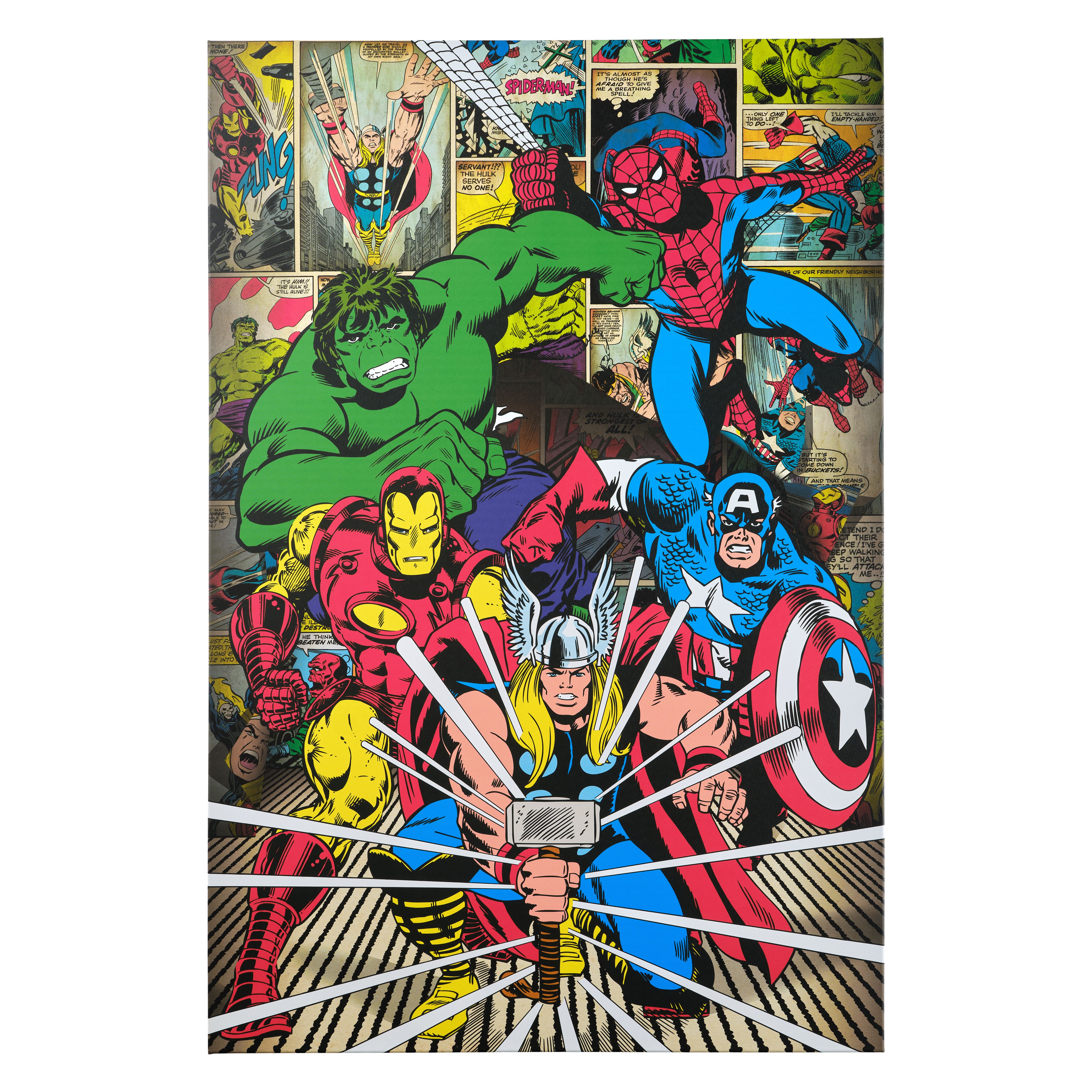 American popular Art Décor Licensed Marvel Comics Avengers Comic Book Wall Art