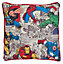 Marvel Defenders Blue, green, red & yellow Comic book Cushion