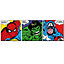 Marvel Faces Multicolour Wall art, Set of 3 (H)300mm (W)300mm