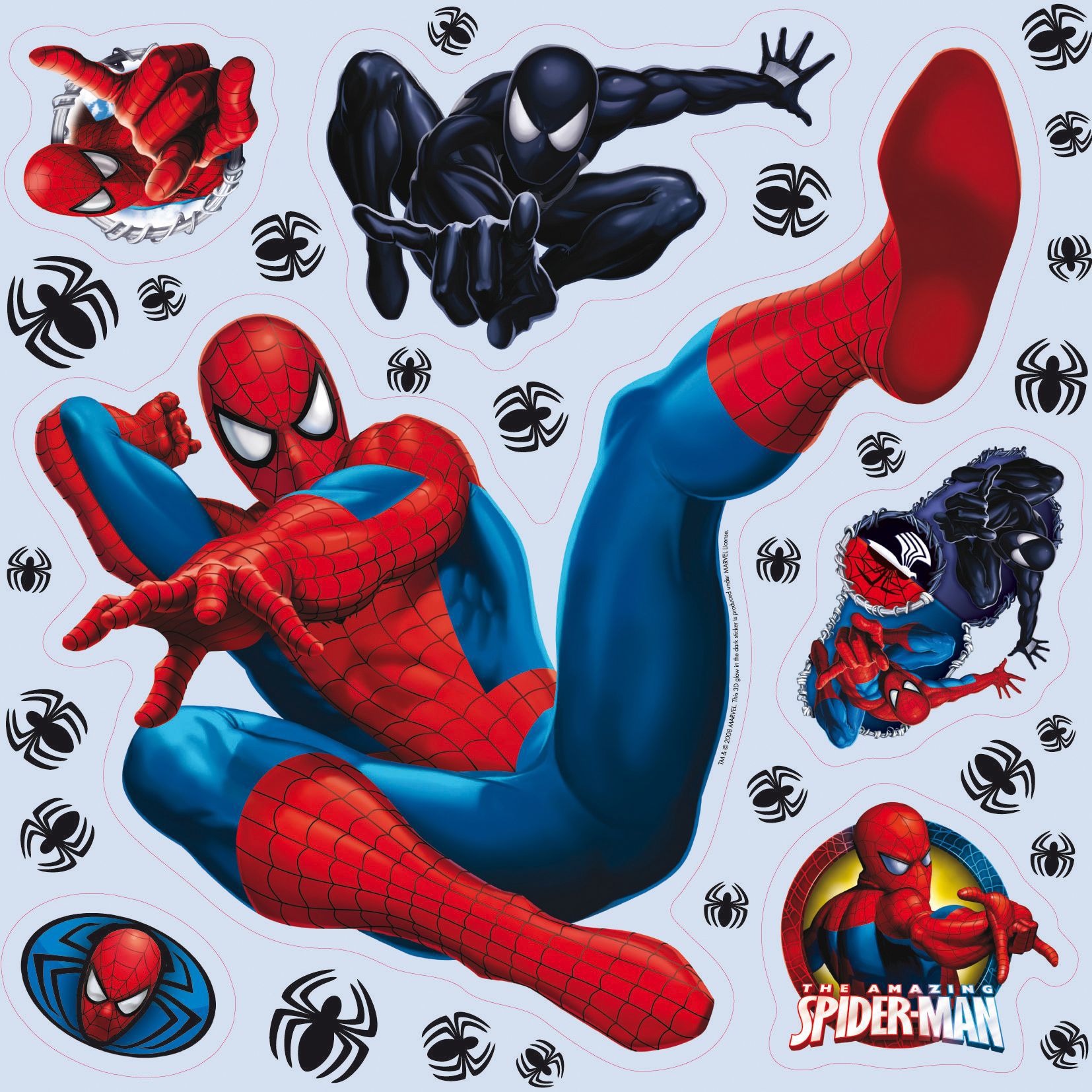 Marvel Spiderman Multicolour Self-adhesive Wall sticker | DIY at B&Q