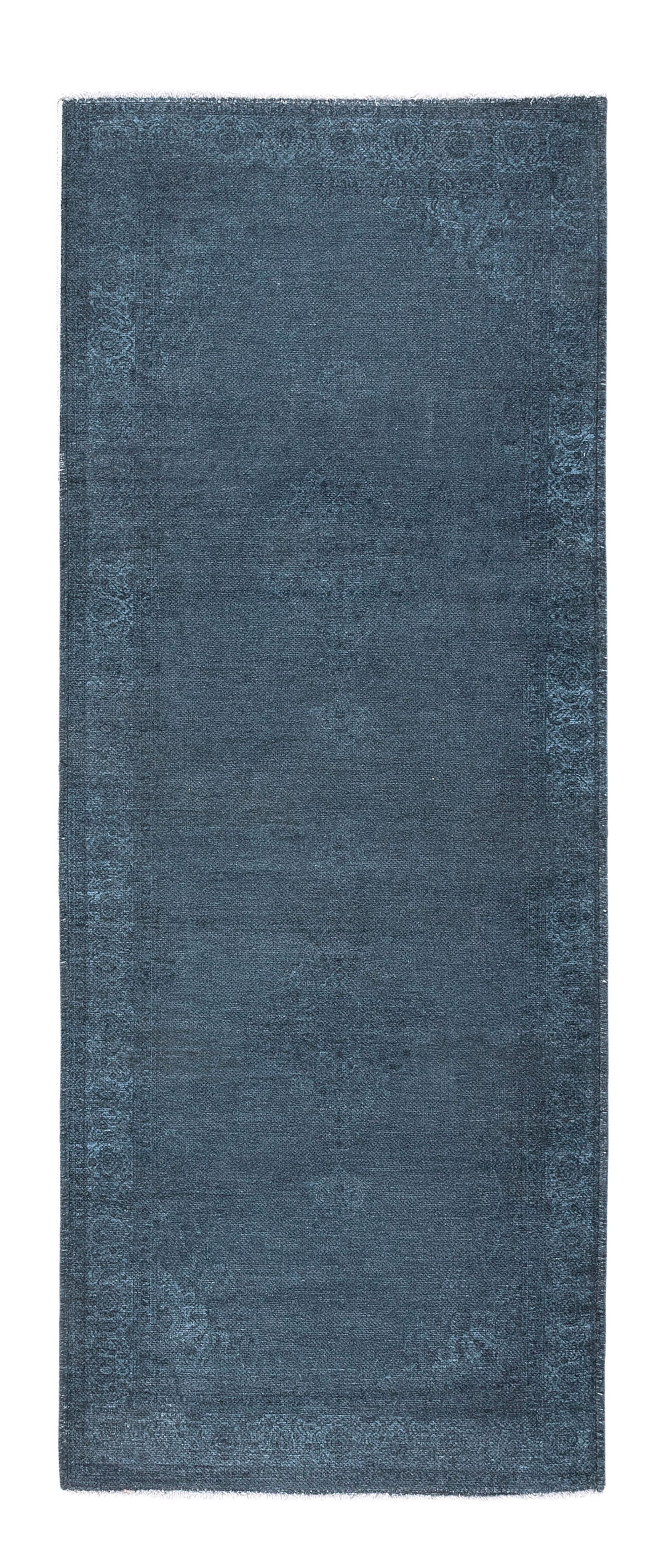 Mary Lou Blue Traditional Large Runner, (L)195cm x (W)80cm