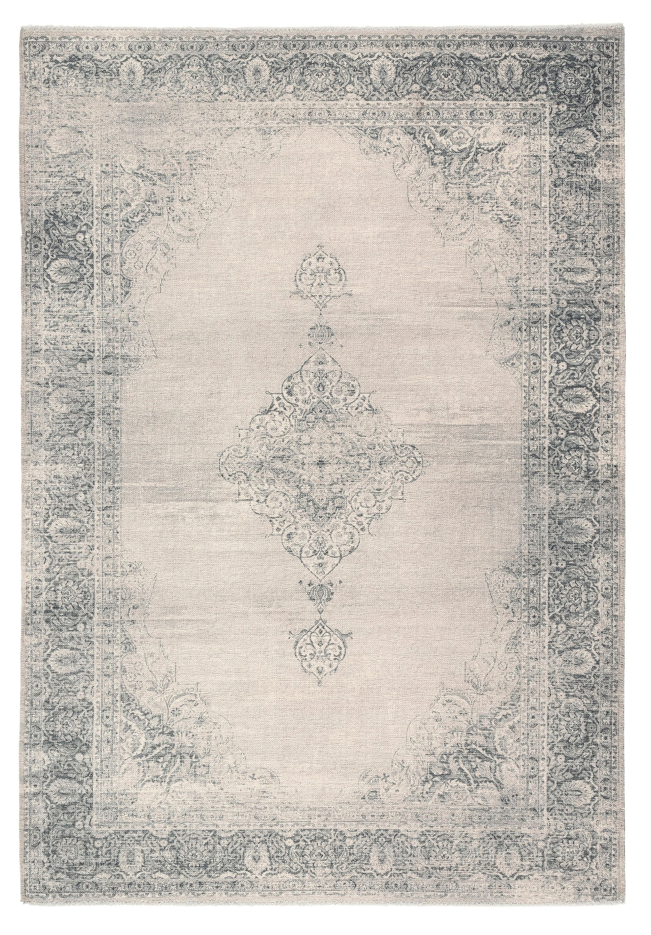 Mary Lou Cream Traditional Extra large Rug, (L)280cm x (W)195cm