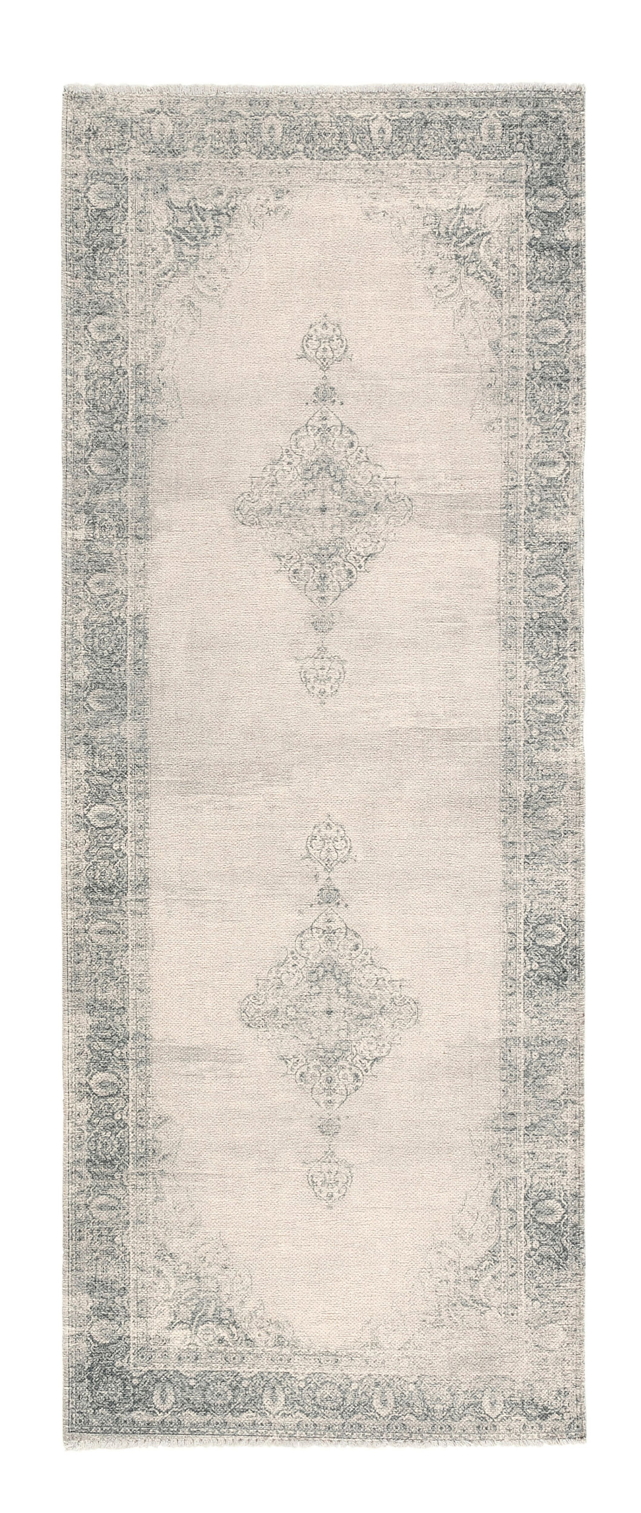 Mary Lou Cream Traditional Large Runner, (L)195cm x (W)80cm