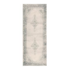 Mary Lou Cream Traditional Large Runner, (L)195cm x (W)80cm